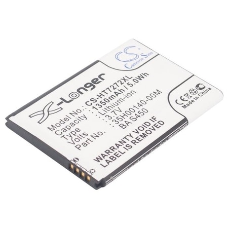 Bsc Preferred T-Mobile G2 1350mAh Mobile Phone Replacement Battery CS-HT7272XL.2